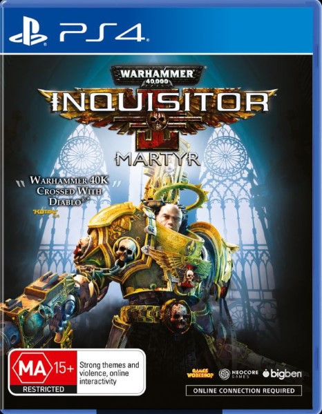  Warhammer 40,000 Inquisitor Martyr PS4 